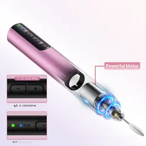 Elektrische Manicure Boor Nail Equipment Tools Draadloze Nagelboren Sets Finger Spa Pedicure Acryl Salon Accuboormachine