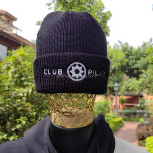 Gorro de Punto Personalizado con Logotipo Bordado, Gorro de Invierno para Esquí, Gorro Deportivo con Puño Acanalado, Venta Caliente - Product Image 1