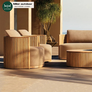 Hiện đại sang trọng Gỗ Tếch <span class=keywords><strong>sofa</strong></span> đặt ngoài trời phòng chờ đồ nội thất đặt Patio đồ nội thất vườn <span class=keywords><strong>sofa</strong></span> <span class=keywords><strong>Set</strong></span> - Product Image 1