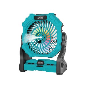 พัดลมตั้งโต๊ะพกพาขนาดเล็ก 6 นิ้ว รุ่น Winning Star Cross-Border Outdoor แบบพอร์ต Type-C/USB ใช้ไฟ DC5V - Product Image 5