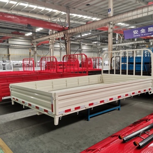 Ánh Sáng Heavy Duty Dump Phẳng <span class=keywords><strong>Trailer</strong></span> Xe Tải Xe Tải Hộp Cơ Thể - Product Image 2
