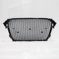 Grille de style RS4 Audi A4L B8.5 S4 13-16 |   Matériau ABS |   Nouveau |   Grille en nid d'abeille RS4 Noir brillant |   Marque PNB |   Garantie de 3 mois |