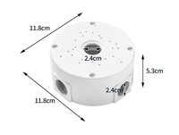 Boîtier de jonction étanche en plastique ABS pour caméra sphérique extérieure, support de surveillance CCTV pour boîtiers électroniques et instruments