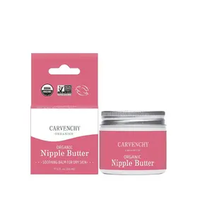 Organic Nipple Butter High Quality Breast Care Cream to Moisturizing and Soothing Nipple before & after Breastfeeding or Pumping