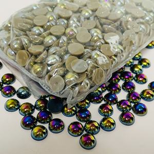 Yantuo Flat-Back AB Màu 2-14Mm Nửa Mặt Ngọc Trai Số Lượng Lớn Rhinestone Ngọc Trai ABS Nửa Ngọc Trai Giao Hàng Nhanh Được Sử Dụng Cho Trang Trí - Product Image 4