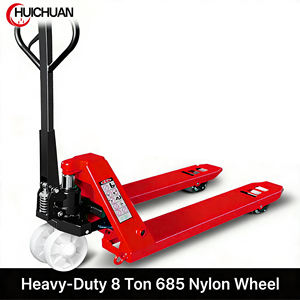Transpaleta Hidráulica Manual de Servicio Pesado de 8 Toneladas y 10 Toneladas, Carretilla Elevadora Manual Portátil para la Industria, Capacidad de 10000 kg - Product Image 1