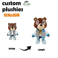 Singe mignon en peluche, animal en peluche doux avec cadeaux gratuits pour les enfants