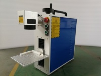 Machine de marquage laser CO2 à fibre CNC haute précision, nouvelle, facile à utiliser, avec prise en charge des formats AI, BMP, DXF, DST, refroidissement par air.