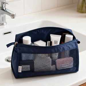 Bolsa Organizadora de Maquillaje y Cosméticos de Viaje, Impermeable, con Cierre, de Material Oxford, para Mujeres y Hombres, Portátil, para Viajes de Negocios - Product Image 3