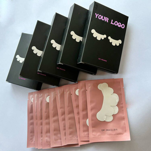 カスタム再利用可能コットンシートハーブ栄養まつげエクステンションパッド白ピンクアイパッチ（まつげエクステンション用） - Product Image 6