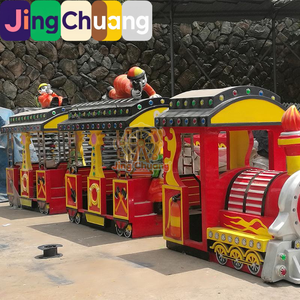 Treno Turistico JingChuang <span class=keywords><strong>Thomas</strong></span> Tank Engine Nuovo Treno Antincendio per Punti Panoramici, Auto da Turismo, Treno Senza Binari per Piazze e Parchi Divertimento, Treno da Esterno - Product Image 2