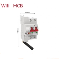 Disjoncteur Smart Life 4G WIFI, télécommande sans fil, monophasé 230V, 2P, 10 - 125A