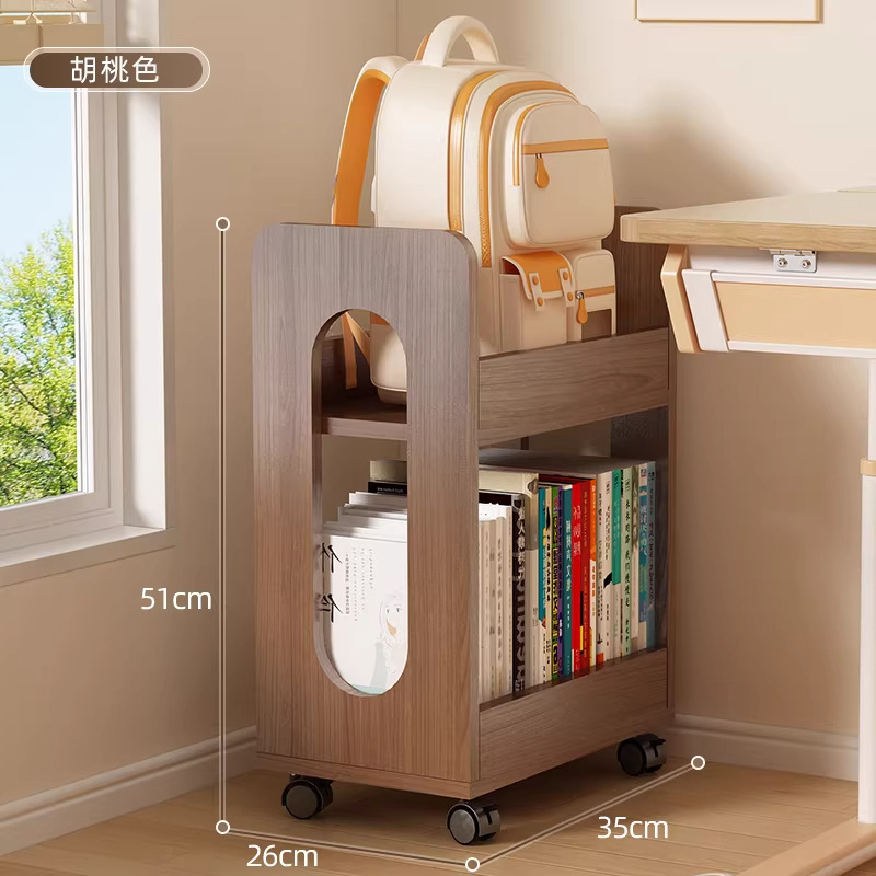 [Kid-Friendly Backpack Rack] 2-Tier Walnut - 35 Styles