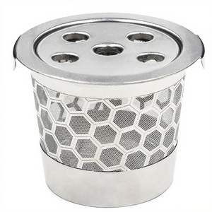 Stainless Steel Reusable K Cups Set Keurig <b>Coffee</b> Maker Multistream Technology Refillable Design Office With <b>Spoon</b> and Brush KF- - Product Image 2