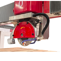Scie à pont Hualong Machinery HLSQ-450 pour la découpe des bords de pierres en granit, marbre et quartz