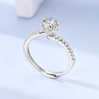 Bague ouverte MULA en argent sterling 925, couleur or, étoile rotative, aile, pour homme et femme, tendance, certifiée GDTC, cadeau de mode pour les jeunes, bijoux