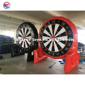 customized inflatable Soccer dart board inflatable football kick dartboard target game for sale