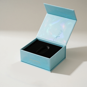 Boîte cadeau en carton avec couvercle magnétique, impression UV personnalisée, logo, ensemble cosmétique de luxe, crème pour le visage, emballage de beauté, avec EVA - Product Image 5