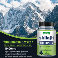 Capsules d'extrait de Shilajit de l'Himalaya de qualité supérieure pour le soutien métabolique d'amélioration de l'endurance de l'énergie Ingrédient pur