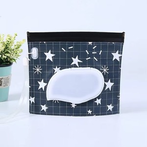 UIOWIO Contenant léger et jetable pour lingettes, pochette portable pour lingettes humides, support réutilisable et rechargeable pour lingettes de voyage pour bébé - Product Image 2