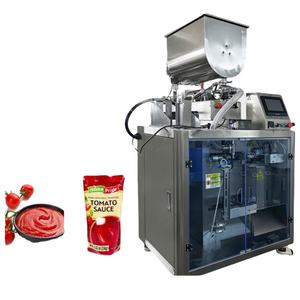 Machine d'emballage de sachets préformés de formes spéciales pour sauce piquante, pâte de caviar, confiture de myrtilles et de fraises, avec fonction de agitation - Product Image 1