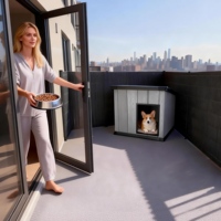 Kenda Light Hollow Resin APEX Hondenkennel Zero Formaldehyde Ecologisch Vriendelijke Huisdierenverblijf voor de Tuin