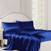 Parure de draps en soie de luxe, nouvelle arrivée, best-seller, ensembles de literie en soie pure, ensembles de housses de couette en soie de luxe pour la chambre à coucher.