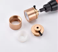 Capsuleuse électrique semi-automatique portable avec moteur à engrenages pour l'emballage de boissons et d'aliments