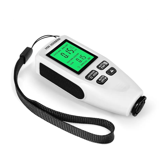 HEDAO Car Paint Coating Thickness Gauge Meter High Accuracy 0.01mm/1mil Electroplate Metal Coating Tester 0-2000um Fe/NFe Probe