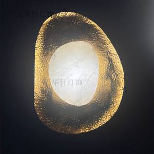 Lámpara de Pared LED Moderna de Mármol Cobre Nube <span class=keywords><strong>Davia</strong></span>, Luz Blanca Cálida, 3 Años de Garantía, para Villa, Hotel, Dormitorio, Sala de Estar - Product Image 2