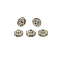 SURPASS HOBBY 5 pièces 48DP pignon en aluminium 33-37T pour 1/10 RC voiture 3.175mm arbre moteur Tamiya XV02 rc pièces accessoires