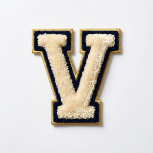Parches Personalizados de Chenilla Afelpada, Letras Bordadas para Chaquetas Universitarias, Parches de Toalla para Sudaderas, Bolsas - Product Image 1