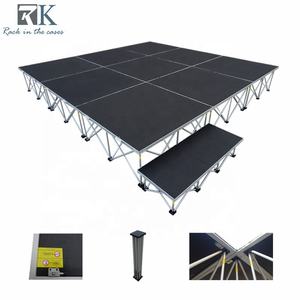 Plataforma de Escenario Móvil de 3x3m, Antideslizante, Portátil, de Aluminio, para Exhibiciones de Truss y Eventos - Product Image 1