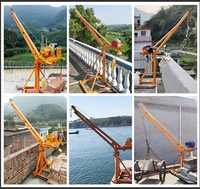 Vente en gros Mini grue élévatrice Singe Jib Crane 360 degrés avec palan électrique Industrie de la construction de maisons en plein air