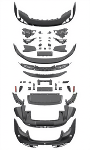 Nouveaux accessoires complets Homies pour <span class=keywords><strong>Cayenne</strong></span> Turbo <span class=keywords><strong>GT</strong></span> : kits carrosserie avant et arrière, pare-chocs en polypropylène non peint noir, qualité professionnelle - Product Image 2