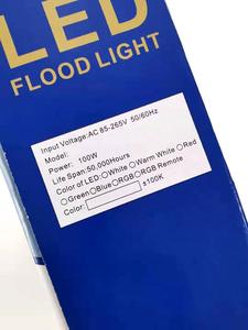 Thiết Kế Mới 85-265V Đầy Đủ Watt IP66 50W Dẫn Nhẹ Lũ Lụt Ánh Sáng 100 W - Product Image 6