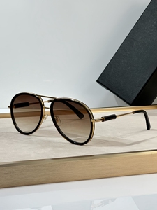 2024 INS pilote alliage UV400 dégradé lunettes de soleil hommes et femmes concepteur marque luxe à la main crapaud lunettes avec étui - Product Image 6