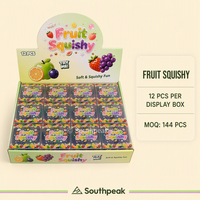Jouet Squishy Fruit Southpeak – Jouet Anti-stress Doux au Toucher, Formes de Fruits Réalistes, Boîte Individuelle, Vente en Gros pour Présentation