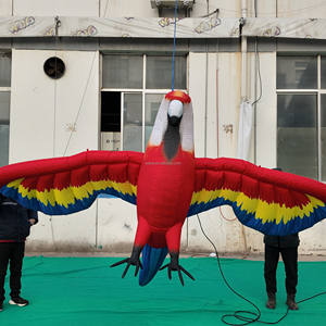 Pájaro Inflable Colgante, Tucán Inflable Colorido con Tira LED para Decoración de Discotecas, Mascota de Loro Inflable LED - Product Image 2