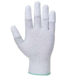 PORTWEST - VA198G7RXL Guante de punta de dedo de poliuretano antiestático gris-GUANTES EAN 5036108274369 - Product Image 3