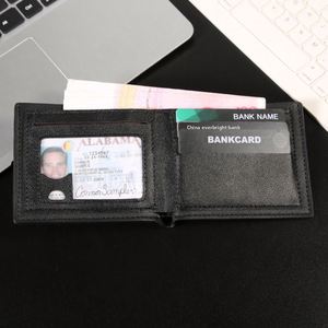 กระเป๋าสตางค์ผู้ชายสไตล์วินเทจแบบสั้น ใส่บัตรได้หลายใบ ความจุเยอะ  กระเป๋าใส่เหรียญ PU - Product Image 2
