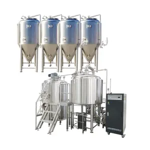 Stainless Steel 500L MicroBrewery Beer Brewing Equipment For Pub,Hotel,Bar