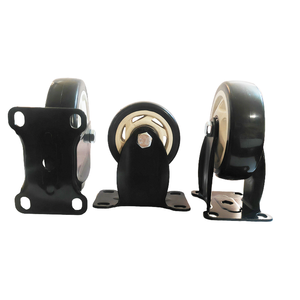 Bagage Caster Wiel Pu/Pvc/Pp Kantoorstoel Wiel Zwenkwielen Met Slot - Product Image 3