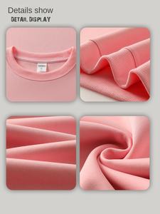 Pull à col rond en molleton 100% coton anti-boulochage, sans doublure, couleur unie, impression numérique, décontracté, lourd, 330 g, pour homme - Product Image 4