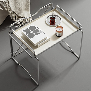 ชั้นวางของในครัวสแตนเลสแบบมินิมอลพร้อมชั้นวางไมโครเวฟและที่เก็บหม้อหุงข้าวอเนกประสงค์ - Product Image 3