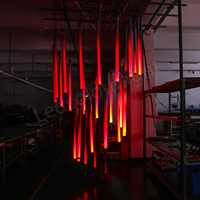 Diffuseur noir Festival DMX 360 RGB RGBW, tube lumineux LED 3D Artnet Pixel
