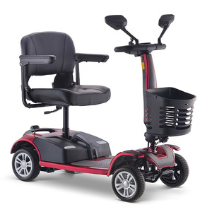 Scooter Eléctrico de Movilidad de Cuatro Ruedas, Velocidad de 10 km/h, Capacidad de 200-300 kg, para Personas Mayores, Uso Interior y Exterior - Product Image 1
