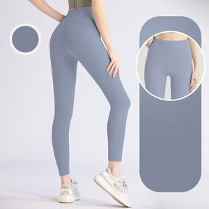Pantalones de entrenamiento cómodos para mujer Pantalones deportivos de fitness de cadera sin cintura en T - Product Image 2