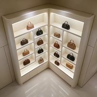 Présentoir à bijoux GZowin avec éclairage LED, design écologique et durable pour les magasins de luxe (Origine Guangdong)