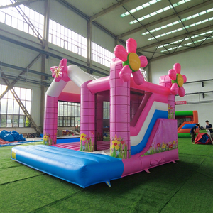 บ้านลมเป่าลมธีมดอกไม้ Winsun ทำจาก PVC สำหรับเด็กเล่นกลางแจ้ง ทนไฟ กันน้ำ ติดตั้งง่าย ขนาดสั่งทำได้ - Product Image 1